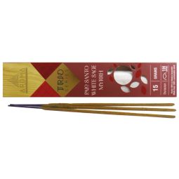 Aroma Trio Series Palo Santo-White Sage & Myrrh Masala Räucherstäbchen