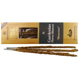 Aromanza Palo Santo "Buena Onda" Gardenias Flores Blancas Smudge Räucherstäbchen