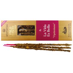 Aromanza Palo Santo "Buena Onda" La Vida Es Bella Smudge Räucherstäbchen