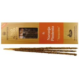 Aromanza Palo Santo "Buena Onda" Naranja Pimienta Smudge Räucherstäbchen