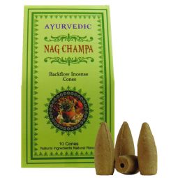 Ayurvedic Nag Champa Masala Rückfluss-Räucherkegel