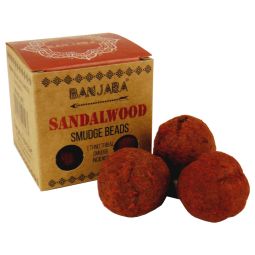 Banjara Smudge Beads Räucherkugeln Sandalwood