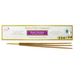Marco Polo´s Treasures Black Storace Masala Räucherstäbchen 20g