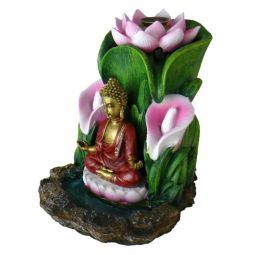 Buddha Rückflussräucherkegel-Brunnen