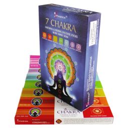D-Magick 7 Chakras Masala Räucherstäbchen Set