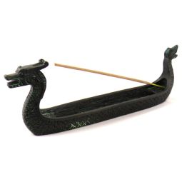 Räucherstäbchenhalter Drachenboot Wicky schwarz