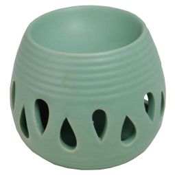 Duftlampe Simple grün Keramik 10x9cm