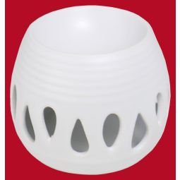 Duftlampe Simple weiß Keramik 10x9cm