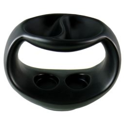 Duftlampe Yang schwarz Keramik 18x10x14cm