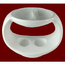 Duftlampe Yin weiß Keramik 18x10x14cm