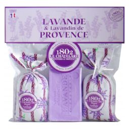 Le Chatelard 1802 Duftsäckchen Lavendel & Lavandin 2x18g & 100g Lavendel Seife