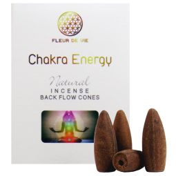 Fleur De Vie Rückfluss Räucherkegel Chakra Energy