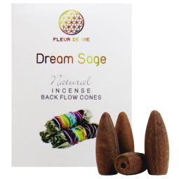 Fleur De Vie Rückfluss Räucherkegel Dream Sage 