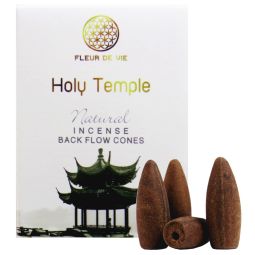 Fleur De Vie Rückfluss Räucherkegel Holy Temple  