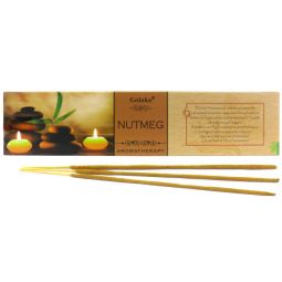 Goloka Aromatherapy Nutmeg Masala Räucherstäbchen