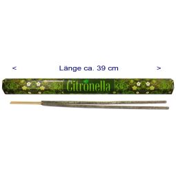 Goloka Citronella XL Masala Räucherstäbchen Garten