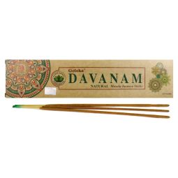 Goloka natürliche Masala Räucherstäbchen Davanam