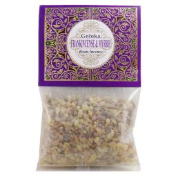 Goloka Räucherharz Frankincense (Weihrauch) & Myrrhe 30g