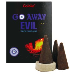 Goloka Gothic Go Away Evil Räucherkegel