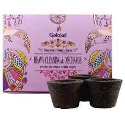 Goloka Räucherkohle-Töpfchen & Räucherharz Heavy Cleaning & Discharge