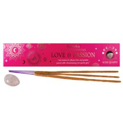 Goloka Manifestations Masala Räucherstäbchen Love & Passion & Rose Quartz