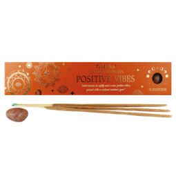 Goloka Manifestations Masala Räucherstäbchen Positive Vibes & Sunstone