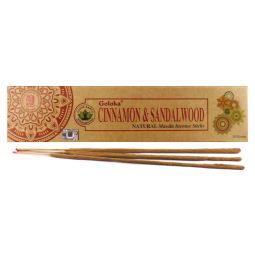Goloka natürliche Masala Räucherstäbchen Cinnamon & Sandal