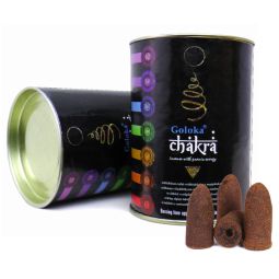 Goloka Rückfluss Räucherkegel Backflow Cones Chakra