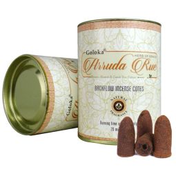 Goloka Rückfluss Räucherkegel Backflow Cones Natural Arruda Rue