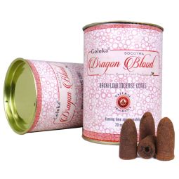 Goloka Rückfluss Räucherkegel Backflow Cones Natural Dragon Blood
