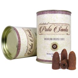 Goloka Rückfluss Räucherkegel Backflow Cones Natural Palo Santo