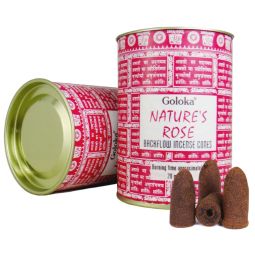 Goloka Rückfluss Räucherkegel Backflow Cones Nature´s Rose