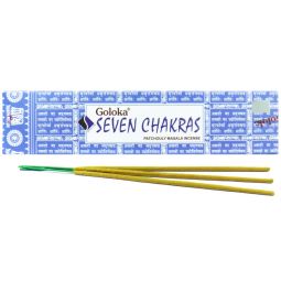 Goloka Spa Seven Chakras Patchouli Masala Räucherstäbchen