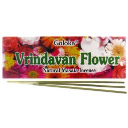 Goloka Vrindavan Flowers Masala Räucherstäbchen 100g