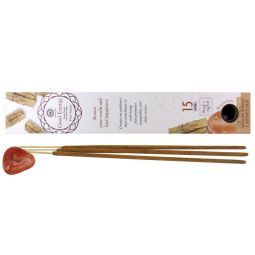 Green Tree Gem Stone Masala Räucherstäbchen Good Energy Palo Santo & Carnelian