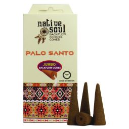 Green Tree Native Soul Palo Santo Rückflussräucherkegel/Backflow Cones