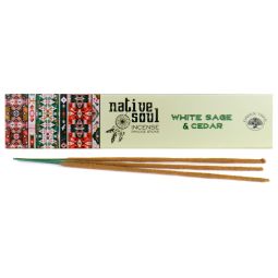 Green Tree Native Soul White Sage & Cedar Masala Räucherstäbchen