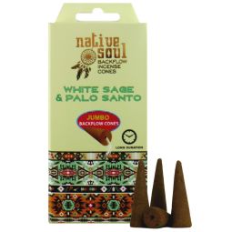 Green Tree Native Soul White Sage & Palo Santo Rückflussräucherkegel/Backflow Cones