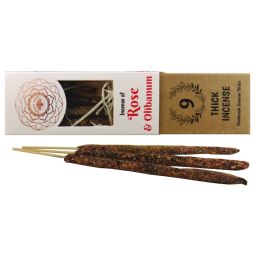 Green Tree Extra Premium Smudge Räucherstäbchen Rose & Olibanum