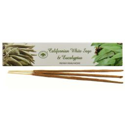 Green Tree Masala Räucherstäbchen Californian White Sage & Eucalyptus