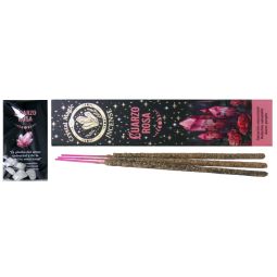 Hari Darshan Tribal Soul Crystal Magic Rose Quartz Smudge Räucherstäbchen