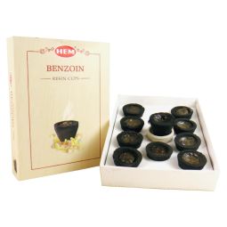 HEM Resin Cups Benzoin Räucherkohletöpfchen