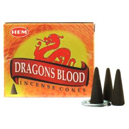 HEM Dragons Blood Red Räucherkegel
