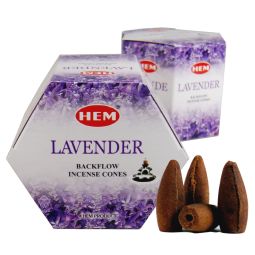 HEM Lavender Backflow Cones Rückflussräucherkegel