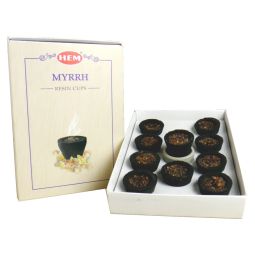 HEM Resin Cups Myrrh Räucherkohletöpfchen