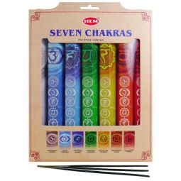 HEM 7x20 Seven Chakras Räucherstäbchen Set