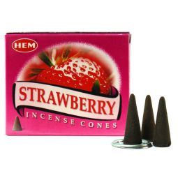 HEM Strawberry (Erdbeere) Räucherkegel