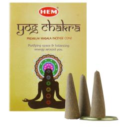 HEM Yog Chakra Incense Räucherkegel