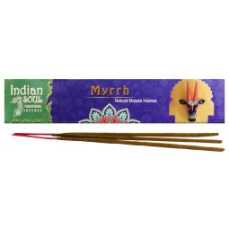 Indian Soul Natural Masala Räucherstäbchen Myrrh