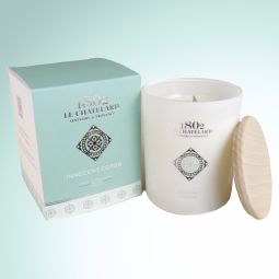 Le Chatelard 1802 Innocent Cotton Duftkerze 200g im Rauchglas